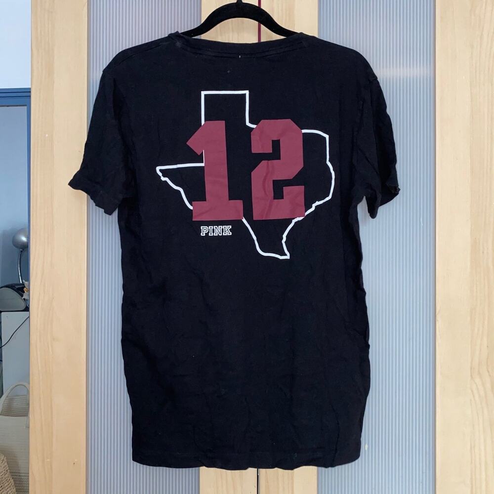 Victoria's Secret PINK 12TH Man Texas t shirt size small